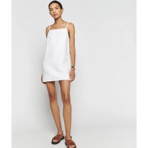 White mini dress size L